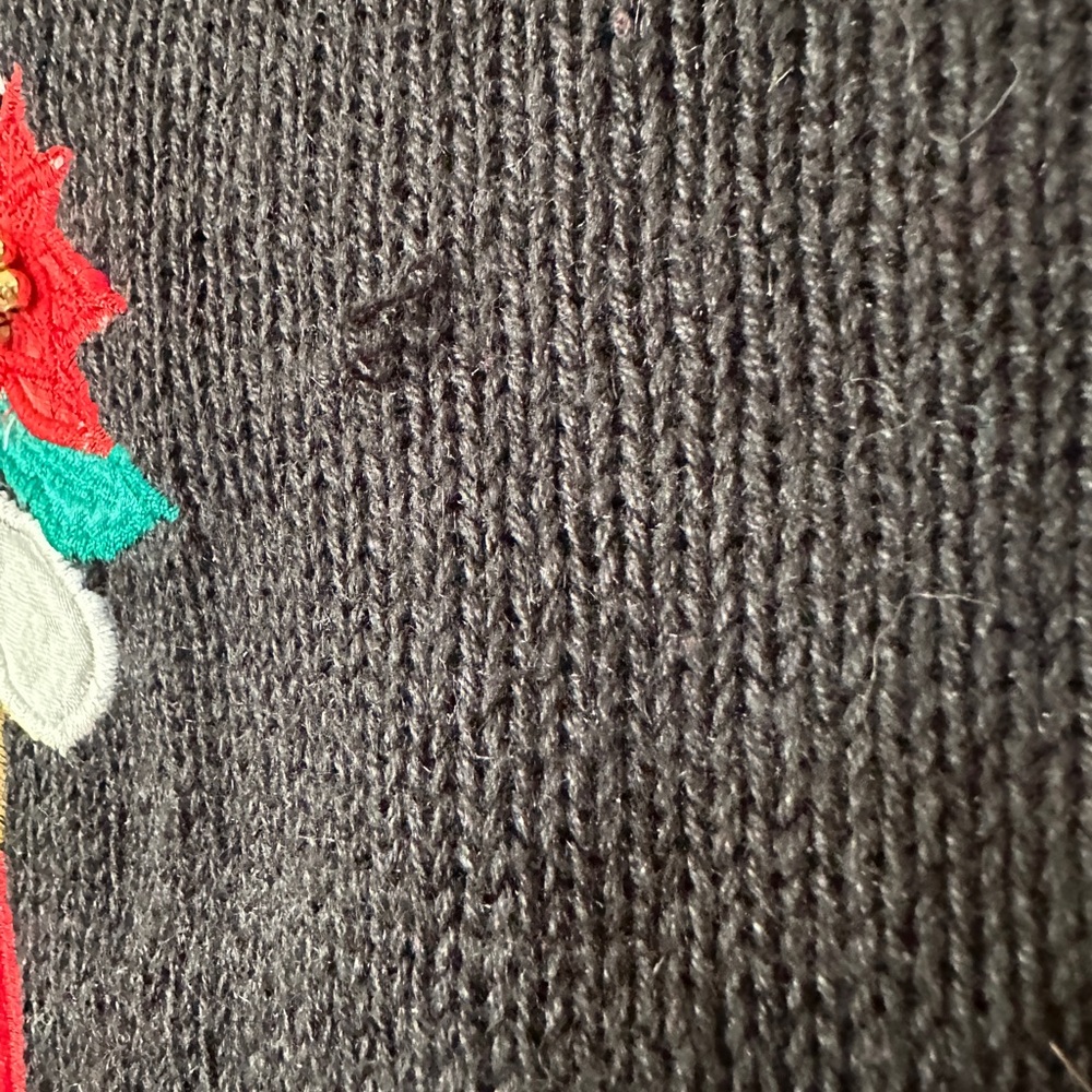 Colorful Christmas Patchwork Sweater - image 6